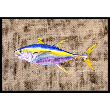Carolines Treasures Carolines Treasures 8771JMAT 24 x 36 in. Fish - Tuna Indoor Or Outdoor Doormat 8771JMAT